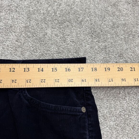 Citizens Of Humanity Georgia High Rise Bootcut Corduroy Pants Women 31 Navy Blue - Picture 14 of 16